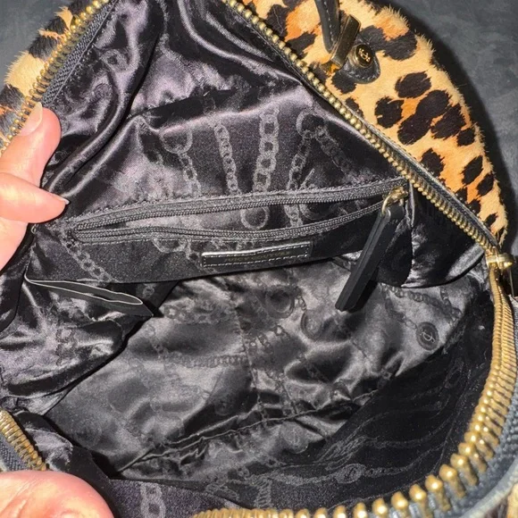 Juicy Couture Leopard Print Backpack with Gold Studs - Picture 5 of 7